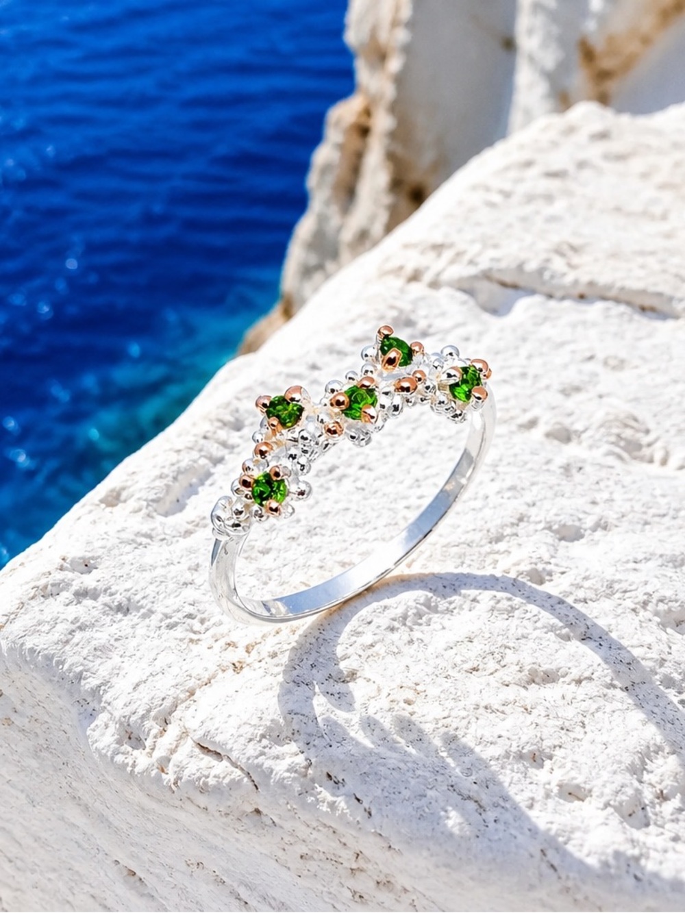 NEW! Chrome Diopside Ring